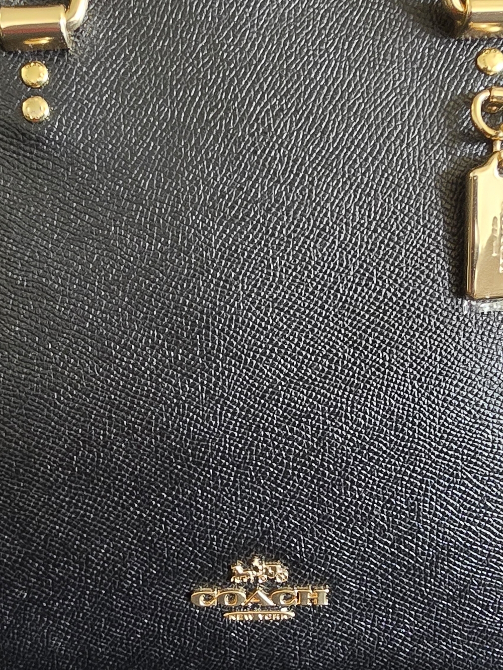 COACH - Katy Satchel / Black IM Signature Canvas - Picture 8 of 10